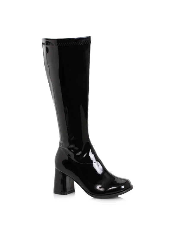 Ellie Shoes Women's 3 inch Wide Width Gogo Boot - Size: 13, Black