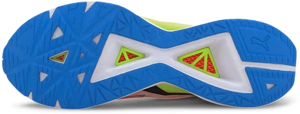 Puma UltraRide Men's Running Shoes - White/Nrgy Blue/Peach, 11.5