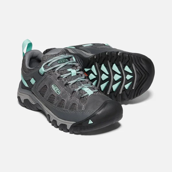 Keen Women's Targhee Vent Shoe - 8 - Steel Grey - Ocean Wave