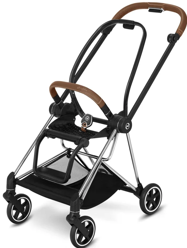 Cybex Mios 2 Frame Incl. Seat Hardpart - Chrome/Brown
