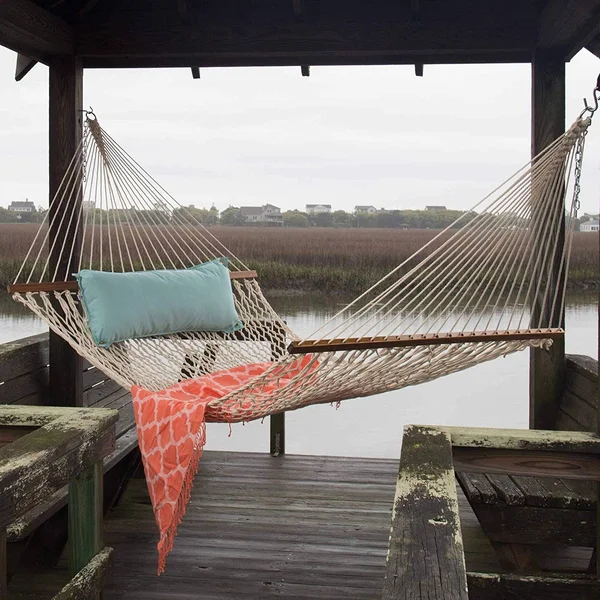 Pawleys Island Hammocks Large DuraCord Rope Hammock - Oatmeal (13DCOT)