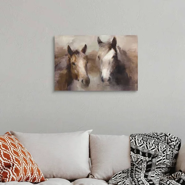 Blazing The West Neutral Crop - Canvas Wall Art, 30x20, Great Big Canvas