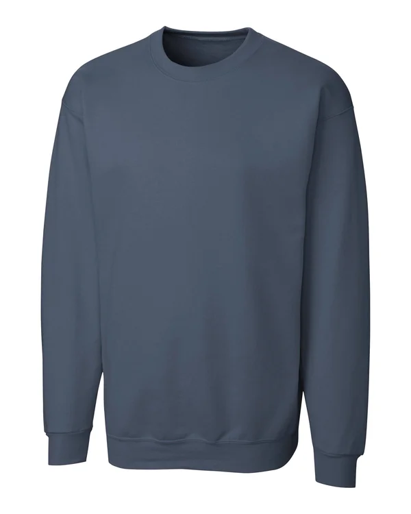 Clique Basics MRK01003 Men Clique Basics Flc Crew 5-7XL Steel Blue 5XL
