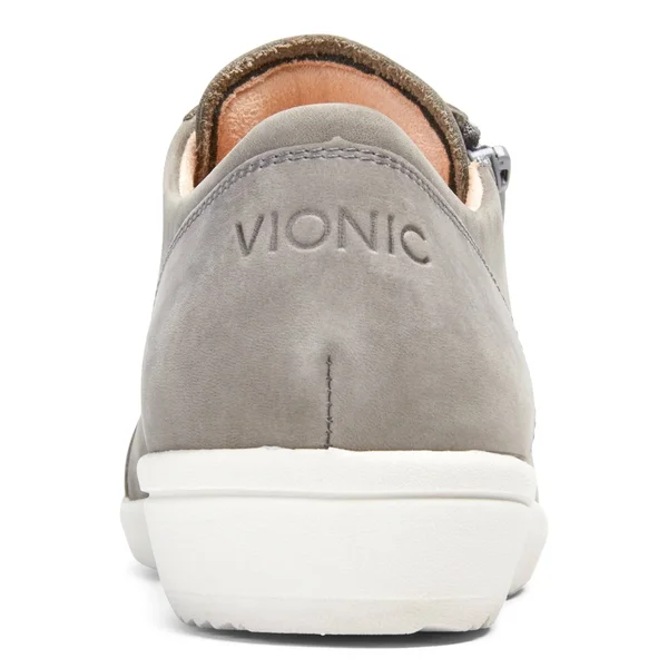Vionic Abigail Lace Up Slate Nubuck - 8.5, M