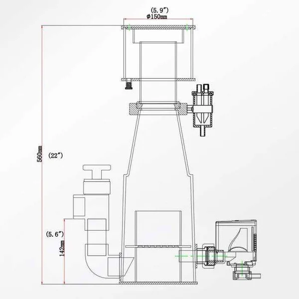 Reef Octopus Classic 150INT Protein Skimmer