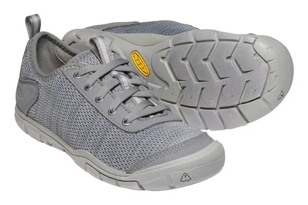 Women's Keen Hush Knit CNX Shoes - Steel Grey-Drizzle in Size 6.5