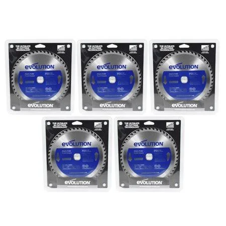 Evolution 230BLADEST 9 in. 48-Teeth Mild Steel Cutting Saw Blade (5-Pack)