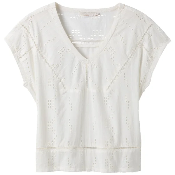 Prana - Women's Keelie Top, Soft White, Large