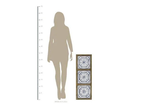 Stratton Home Decor Mykonos Medallion Panel Wall Dcor, Multi