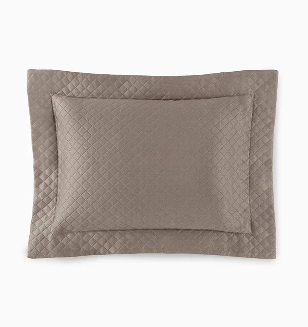 Sferra Bari Sham - Grey - Standard, Cotton