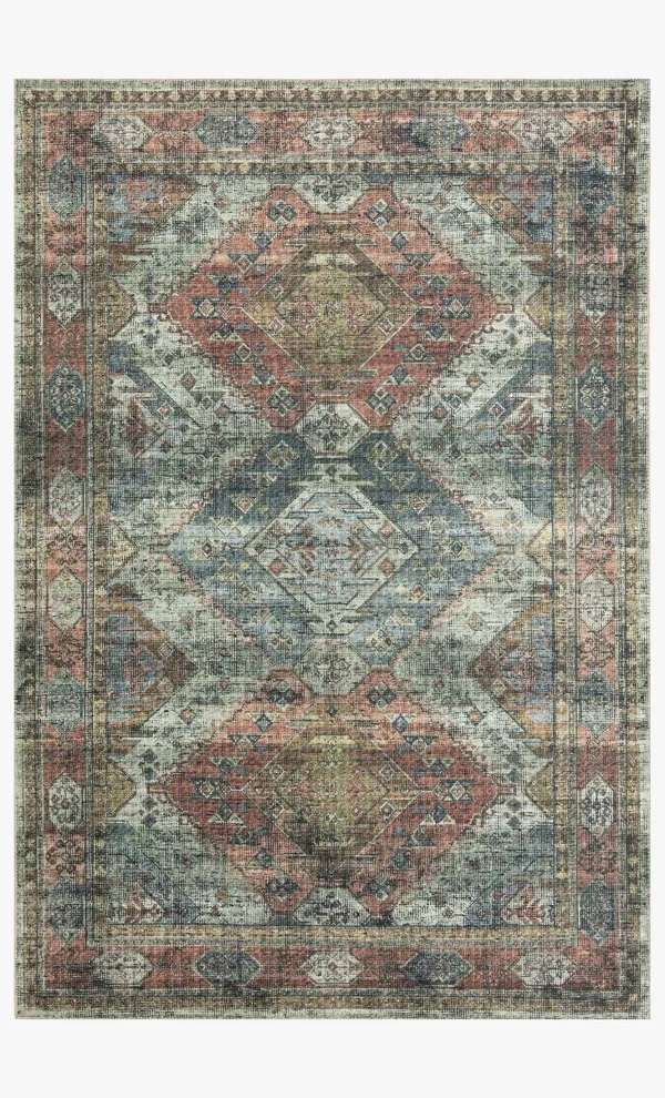 Loloi II Skye SKY-06 Apricot, Mist Rug, 2&6x22x10&0x22 - Runner