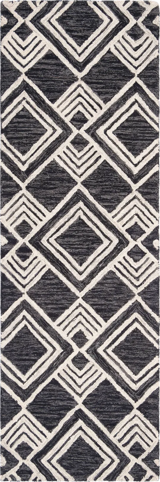 Safavieh Micro-Loop MLP154H 8&0x22 x 10&0x22 Charcoal, Ivory Area Rug