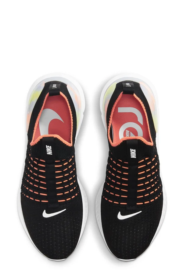Nike React Phantom Run Flyknit 2 Black Women's Running Shoes - Size: 6