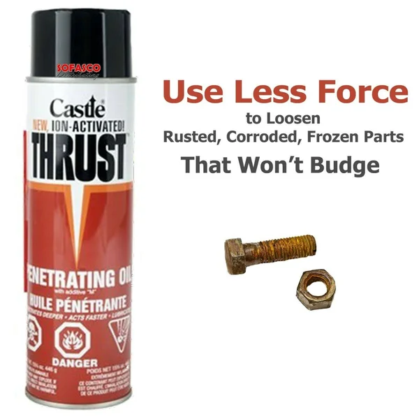 Castle C2005 Thrust Penetrating Oil, 15.75 oz, 12-Pack C2005-12