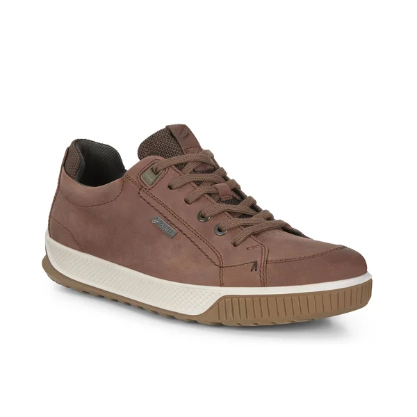 Men's Ecco Byway Tred GTX Sneaker Shoes - Brandy, 41