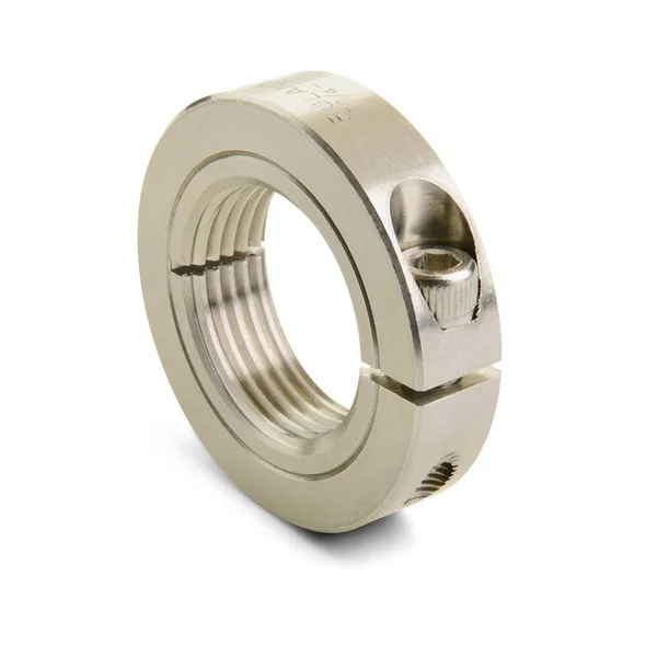 Ruland TCL-36-12-SS-LH, 2 1/4x22 - 12 TPI Left Hand Threaded Shaft Collar, 303 Stainless Steel, One-Piece Clamp Style, 3 1/4x22