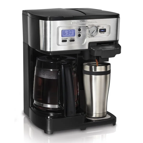 Hamilton Beach FlexBrew 12 Cup Coffee Maker + Proctor-Silex Belgian Waffle Maker