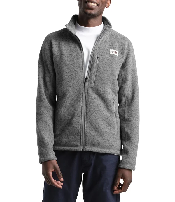 The North Face Men's Gordon Lyons Full Zip TNF Medium Grey Heather - S
