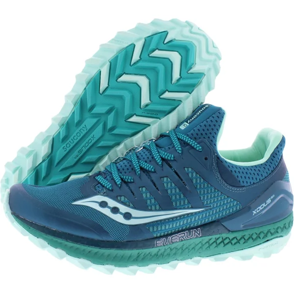 Saucony Womens Xodus ISO 3 Performance Sport Running Shoes - Women's, Size: 5.5, Green