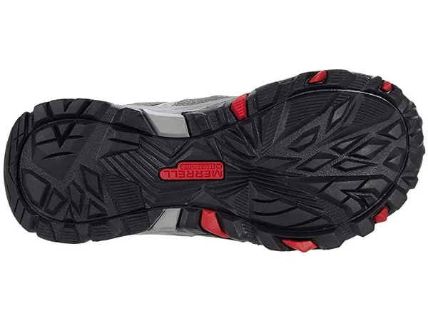 Merrell Kid's Trail Quest - Size: 10.5, Grey/Red/Black