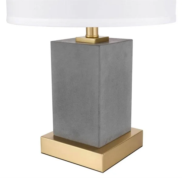 Elegant TL3026BR Pinnacle 1 Light Brass Table Lamp