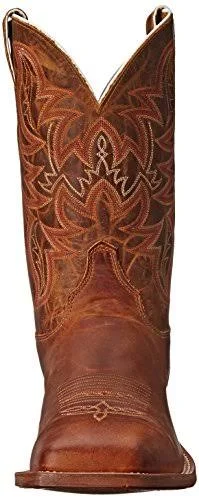 Justin Men's Bent Rail Western Boots - Distressed Cognac