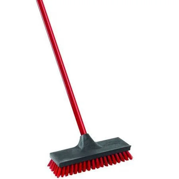 Libman Floor Scrub, Polymer fibers, Red, 6 Complete Scrubs (LIB-00547)