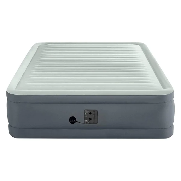 Intex Premaire I Fiber-Tech Elevated Airbed Mattress with Built-in Pump - Queen