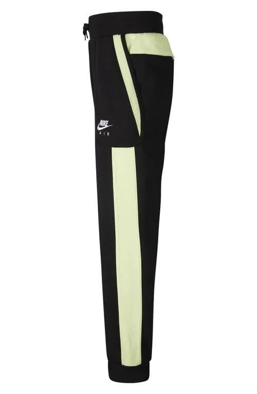 Nike Air Big Boys& Jogger Pants, Black, Size: Small, Fleece/Polyester/Cotton