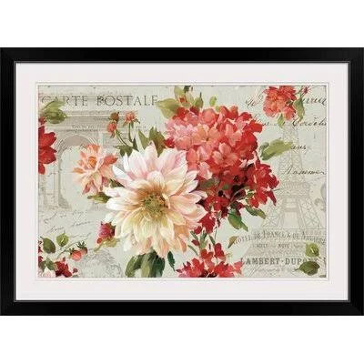 Musso PS JE T&aime I Light& by Lisa Audit Graphic Art Print Ophelia & Co. Format: Black Frame - Size: 24x22 H x 32x22 W x 1x2