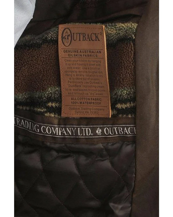 Outback Trading Men's Magnum Oilskin Vest