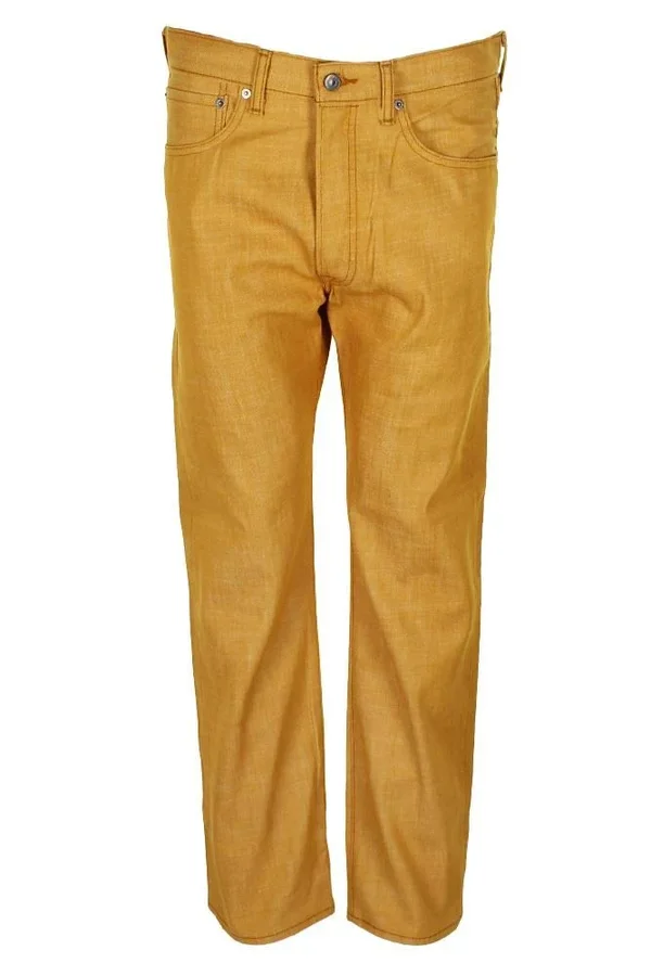 Levi&s Men's 501 Denim Original Shrink to Fit Button Fly Jeans, Gold 2515