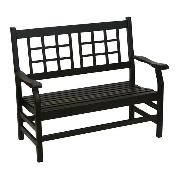 Hinkle Chair Company Winchester Garden Bench Black Matte, Size: 4 Foot