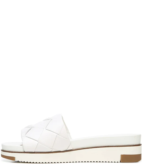 Sam Edelman Adaley Woven Slide Sandal Natural Sand Leather