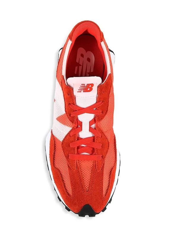 New Balance Men's Unisex 327 Running Sneakers - Red - Size 5.5