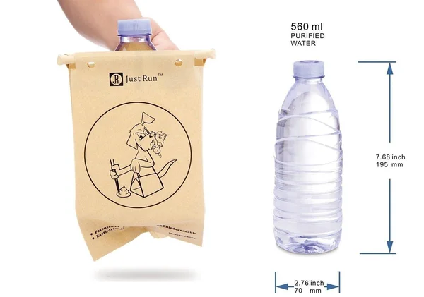 Just Run Poop Bags Biodegradable - Disposable Dog Waste Bags, Unscented, Compostable, Earth-Friendly 140 Bags JJ201817