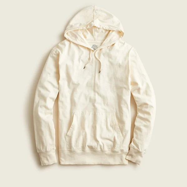 J.Crew Mens Garment-Dyed Slub Cotton Hoodie (Size X-Small)