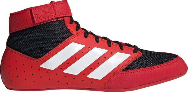 Adidas, FZ5392, Mat Hog 2.0, Red/Black/White, Wrestling Shoe 9.5