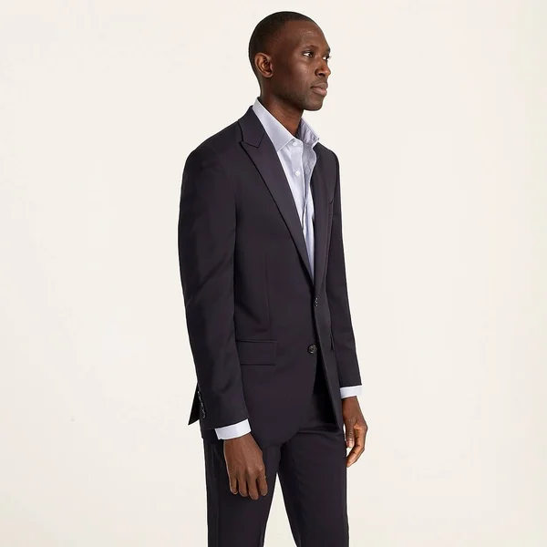 J.Crew Mens Ludlow Slim-Fit Tuxedo Jacket in Italian Wool (Size 36/R)