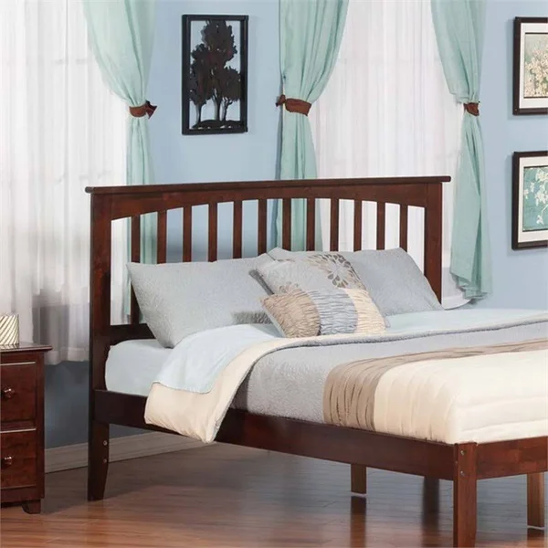 Atlantic Furniture Mission Headboard - Antique Walnut, Queen