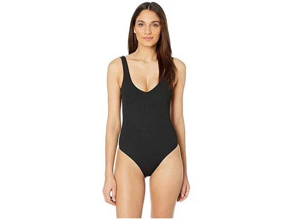 L*Space Ribbed Arizona One Piece Swimsuit - Black
