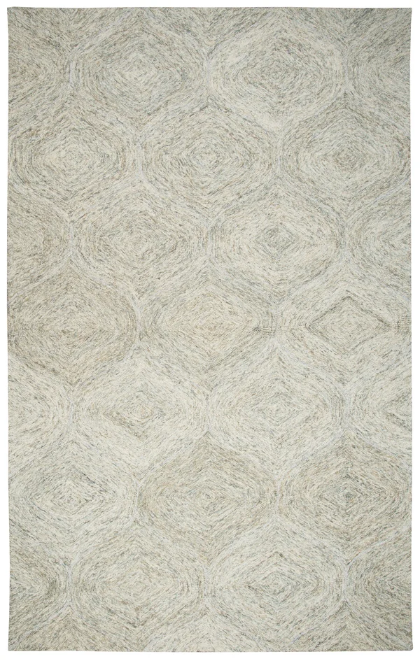 London Trellis Wool Hand-Tufted Rug (8& x 10& - Beige)