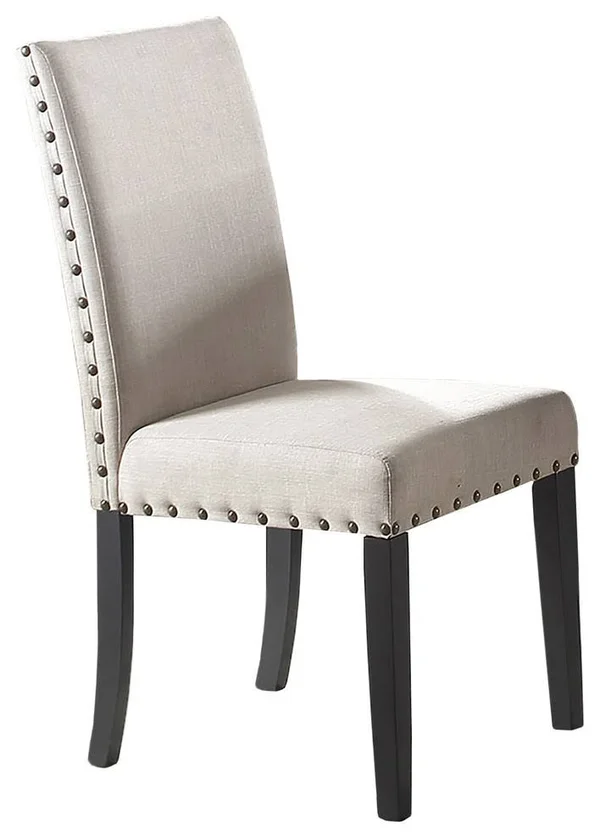 Best Master Furniture Antique Black Dining Side Chairs - Set of 2