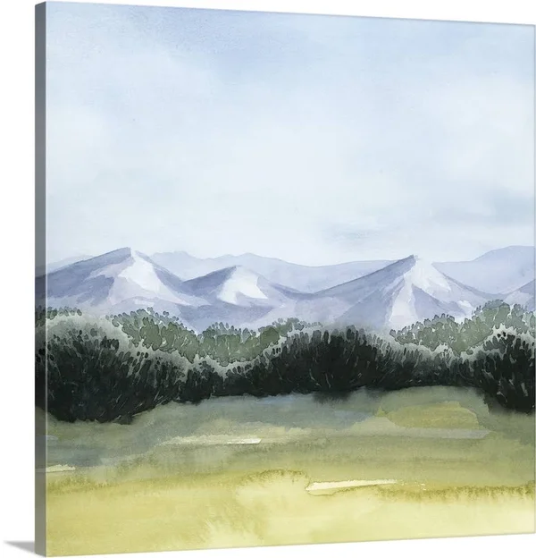 Blue Mountain Break I, Canvas Wall Art, 30x30, Great Big Canvas