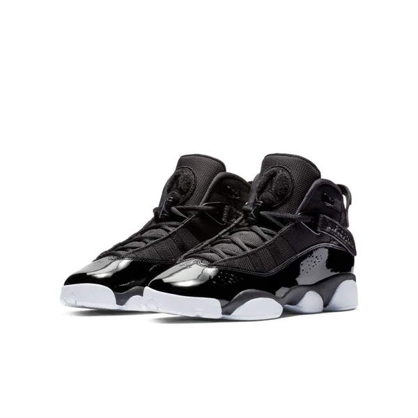 Jordan 6 Rings Basketball Shoes Black/White Size 07.0