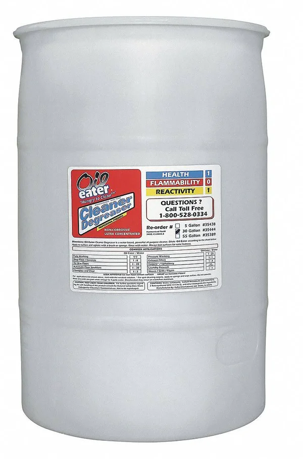 Oil Eater AOD3035444 Cleaner Degreaser, Water-Based, 30 Gal