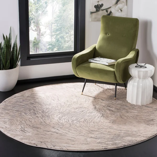 Safavieh Meadow Ivory/ Grey Rug (9& x 12&)