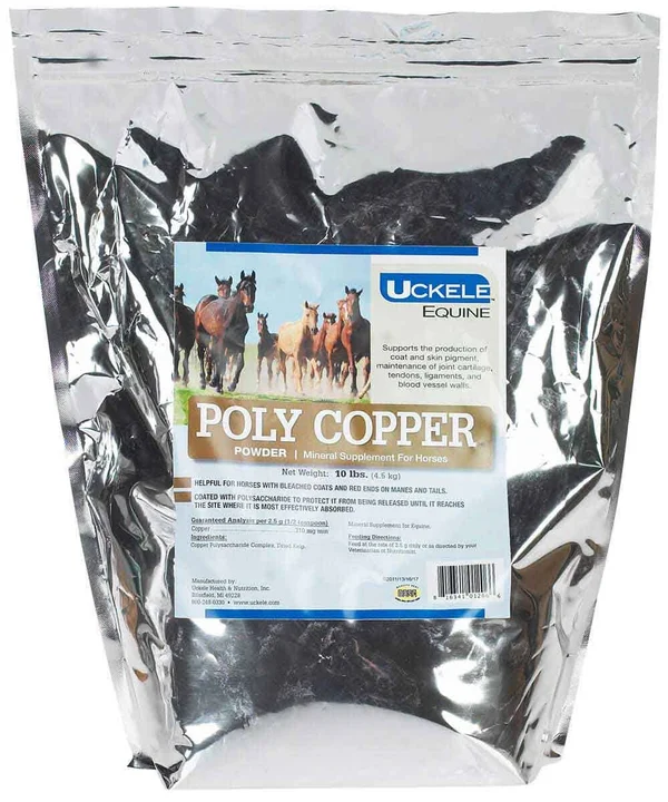 Poly Copper Powder for Horses by Uckele Health & Nutrition, 10 lb (1814 Days)