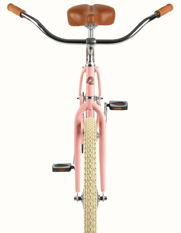 Retrospec Chatham 26x22 Blush Step-Thru Beach Cruiser Bike - Blush - One Size