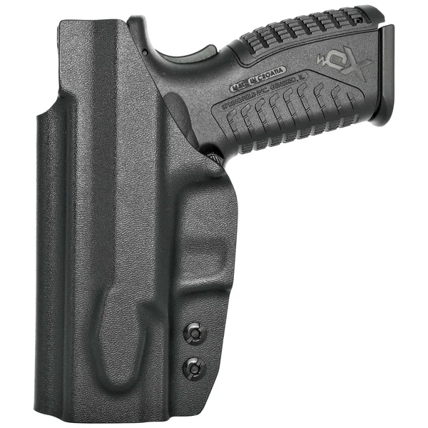 Concealment Express - Springfield XD-M Tuckable IWB Kydex Holster Carbon Fiber Black, Left Hand (w/Full Sweatguard), Springfie